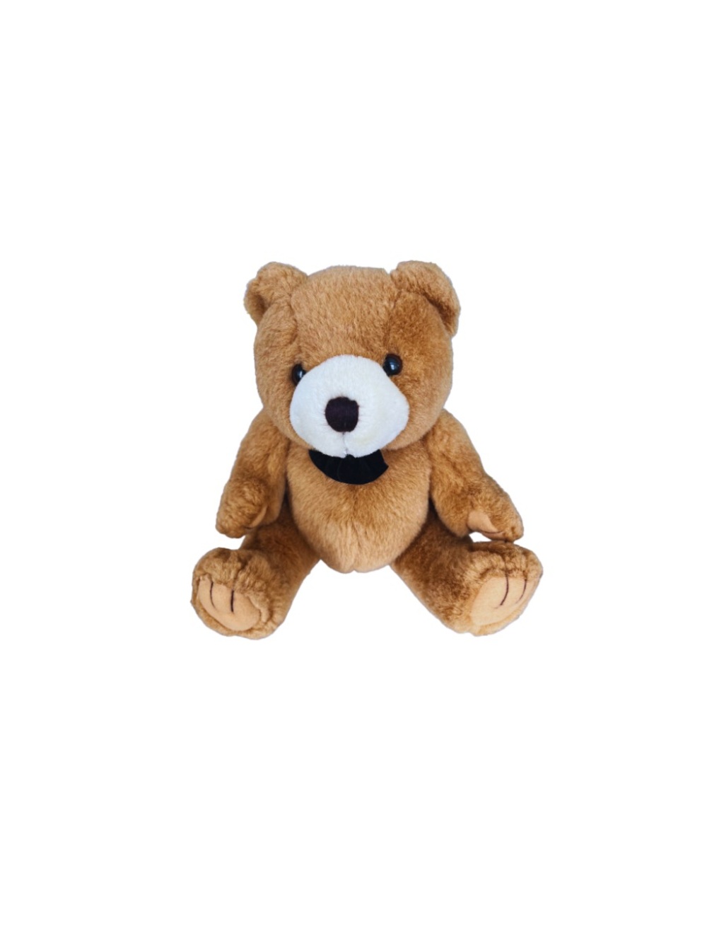 BROWN TEDDY BEAR || BLACK NOSE, EYES AND BOWTIE